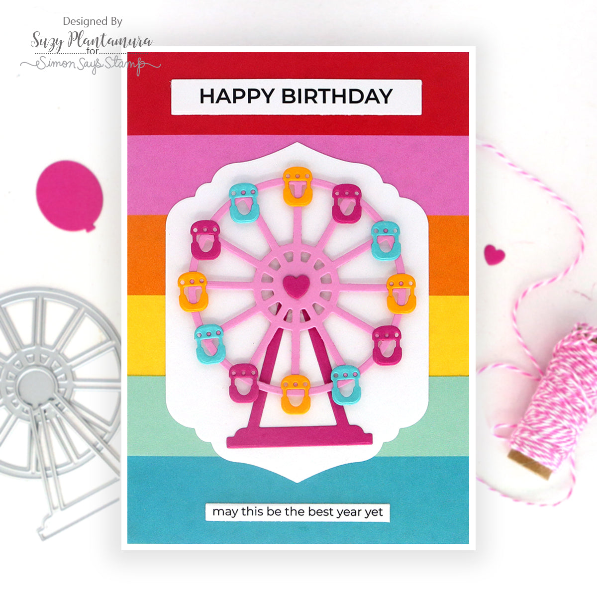 Simon Says Stamp EZ Strips and Die Birthday set1025ez Birthday Card | color-code:ALT07
