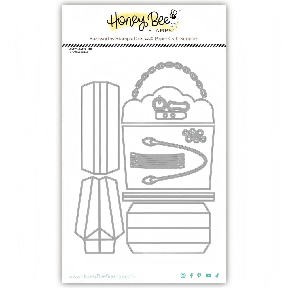 Honey Bee Lovely Layers Tote For All Seasons Dies hbds-lltote