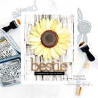 Tim Holtz Distress Tiny Blending Tool 2 Pack Ranger tda84990 Sunflower Friendship Card | color-code:ALT01