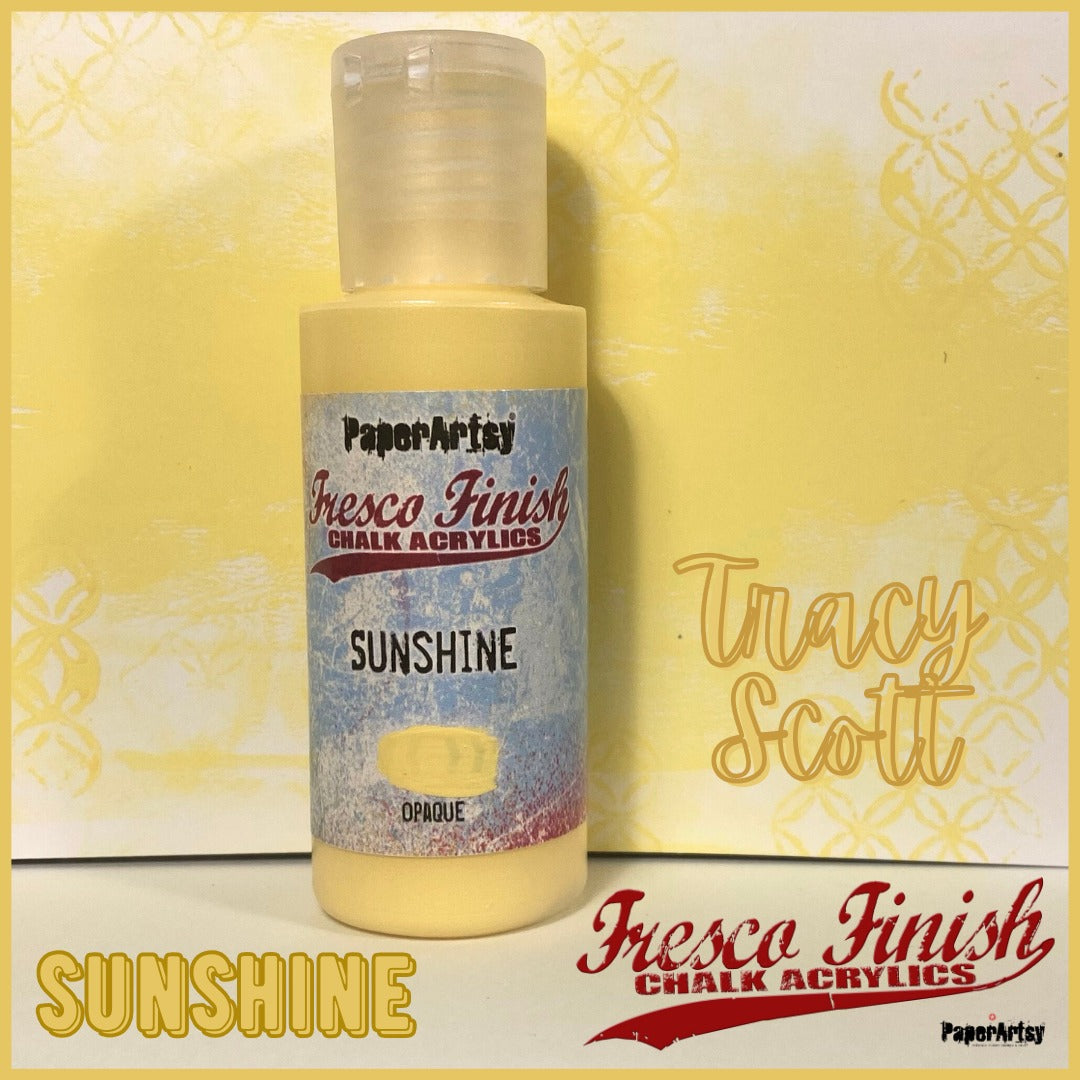 Paper Artsy Fresco Finish Sunshine Chalk Acrylic Paint ff223