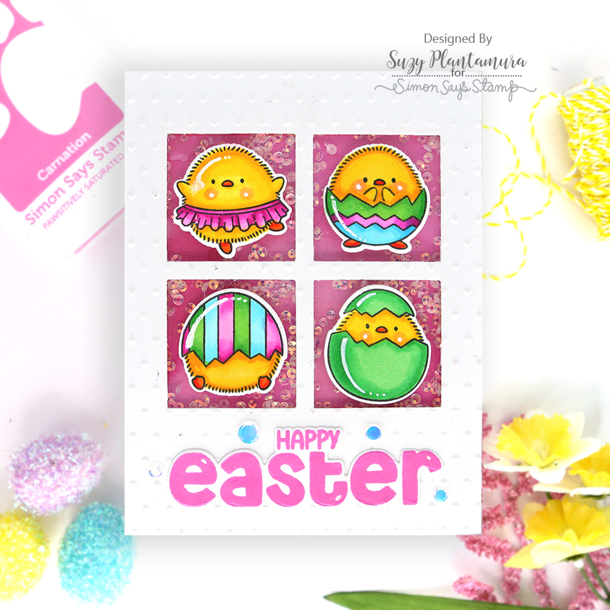 Simon Says Stamps and Dies Eggstra Special set931es Favorite Things Easter Card | color-code:ALT16