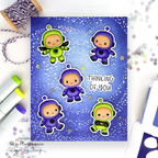 Simon Says Clear Stamps Robo Buddies 3302ssc Heart to Heart Thinking of You Card | color-code:ALT04