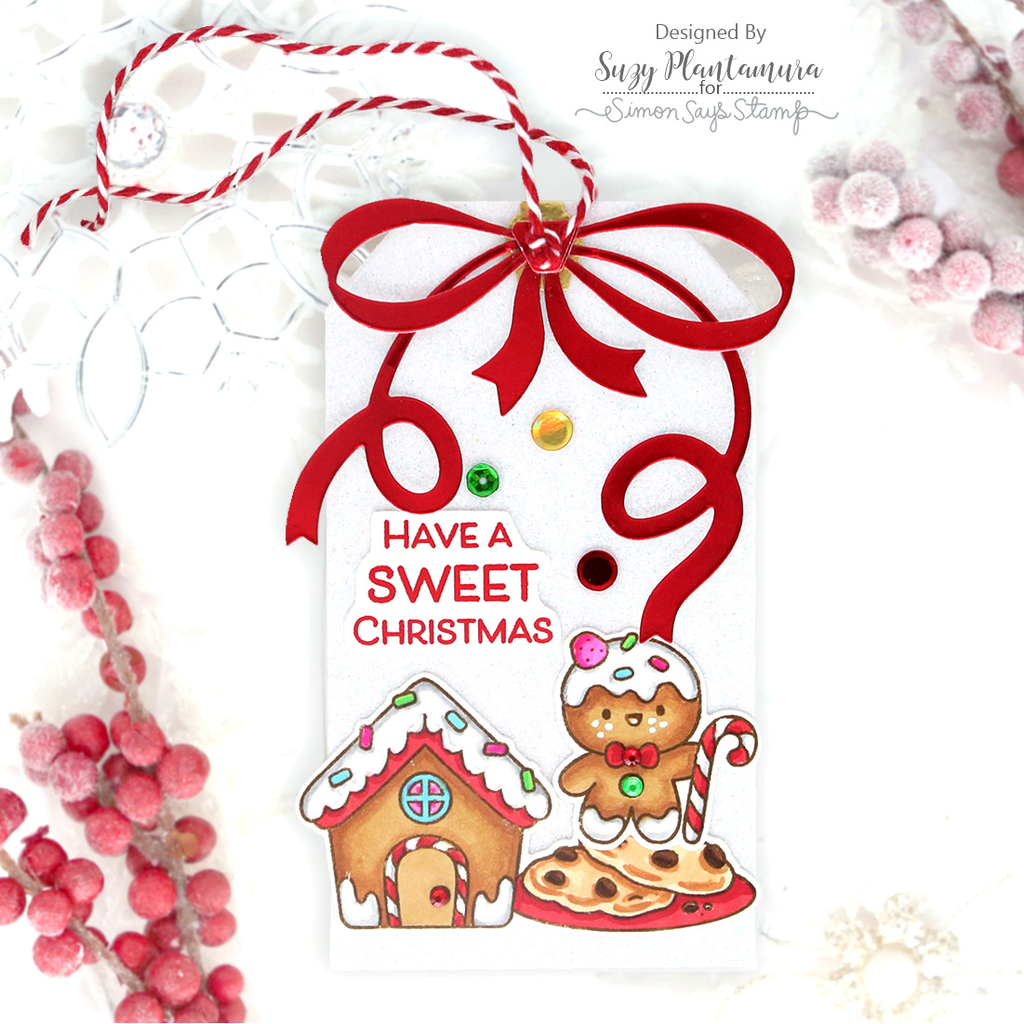 Simon Says Stamp Gingerbread Joy Wafer Dies 1405sdc Christmas Tag | color-code:ALT02