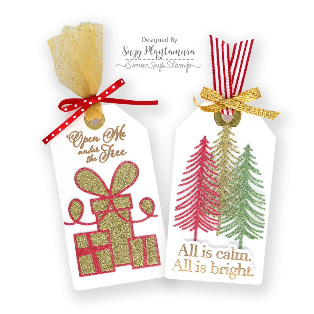 Simon Says Stamp Luggage Tags Wafer Dies 1350sd Sugar and Spice Christmas Tags | color-code:ALT07