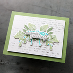 Simon Says Stamp Set of 5 Stencils Festive Swag 1086stc Christmas Card | color-code:ALT01
