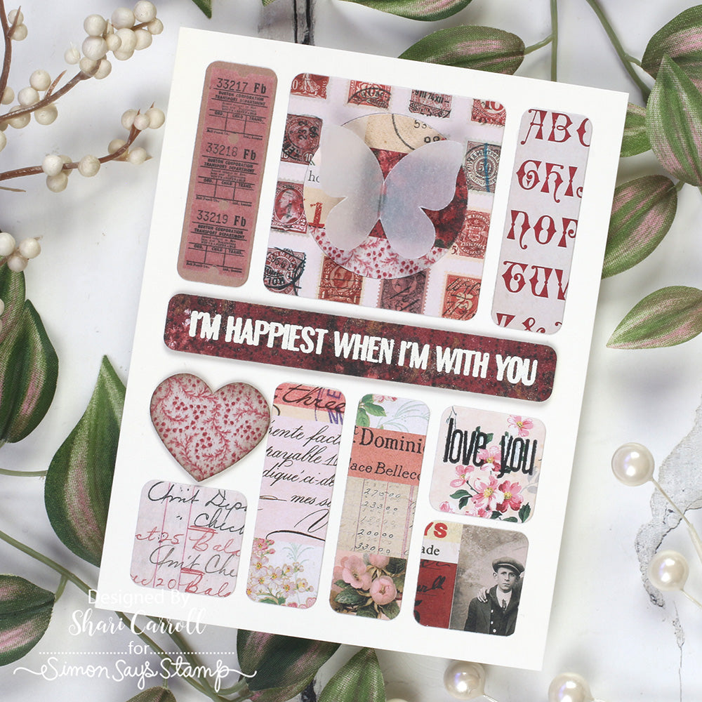 Simon Says Stamp Artful Palette Wafer Dies 1587sdc Love Card | color-code:ALT08
