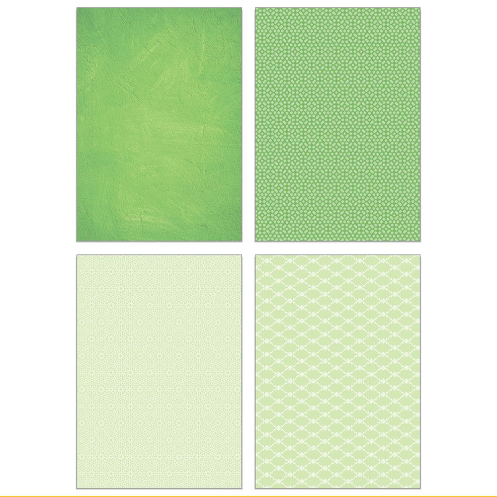 Honey Bee Textiles And Texture Celebrate 6 x 8.5 Paper Pad hbpa-055 Green