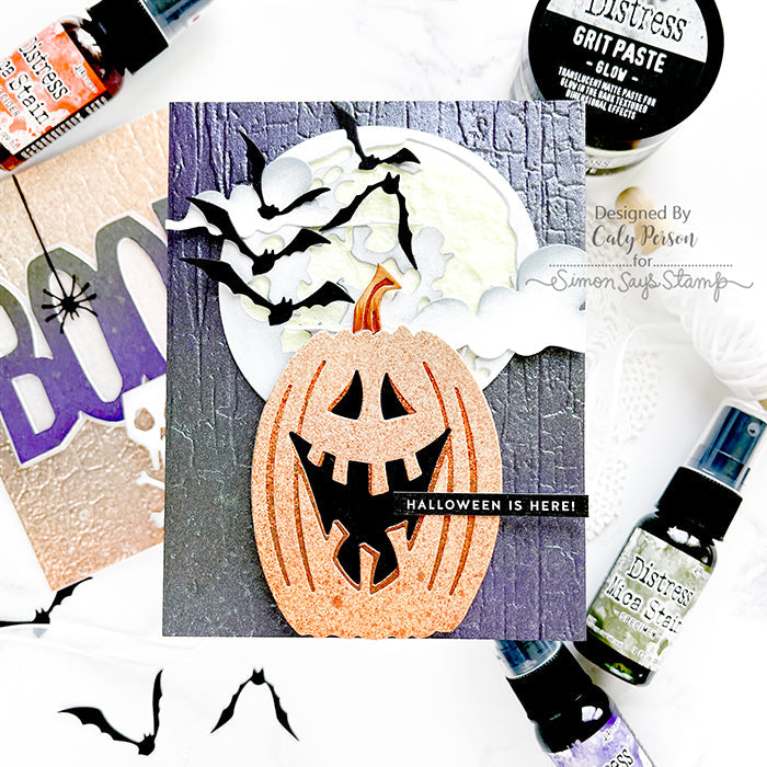 Tim Holtz Sizzix Edison Colorize Thinlits Dies 666382 halloween card | color-code:ALT01