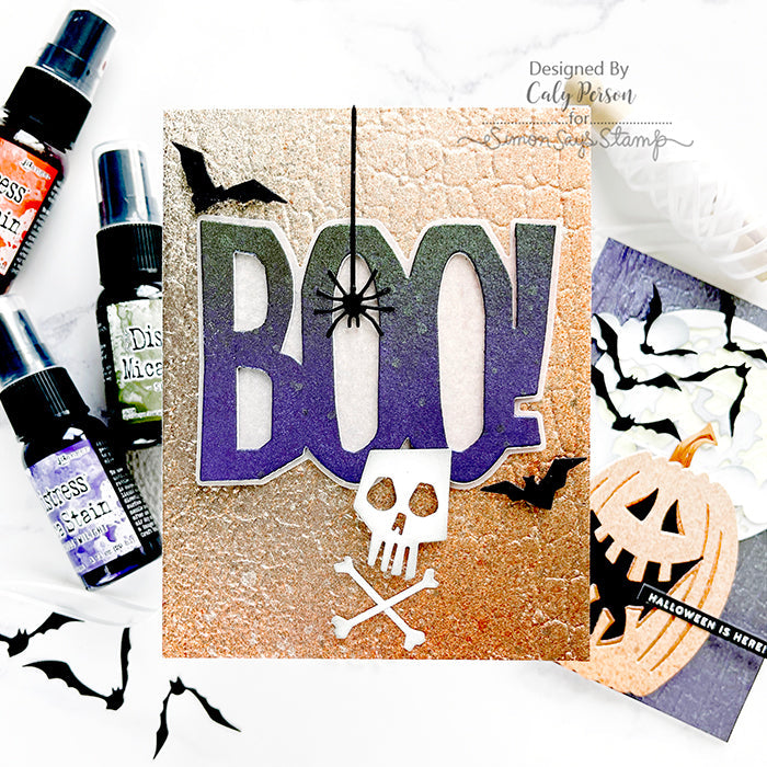 Tim Holtz Sizzix Big Frights Thinlits Dies 666381 halloween card | color-code:ALT02