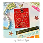 Therm O Web Shades of Orange Deco Foil Harmony Foil Pack 5417 Hugs