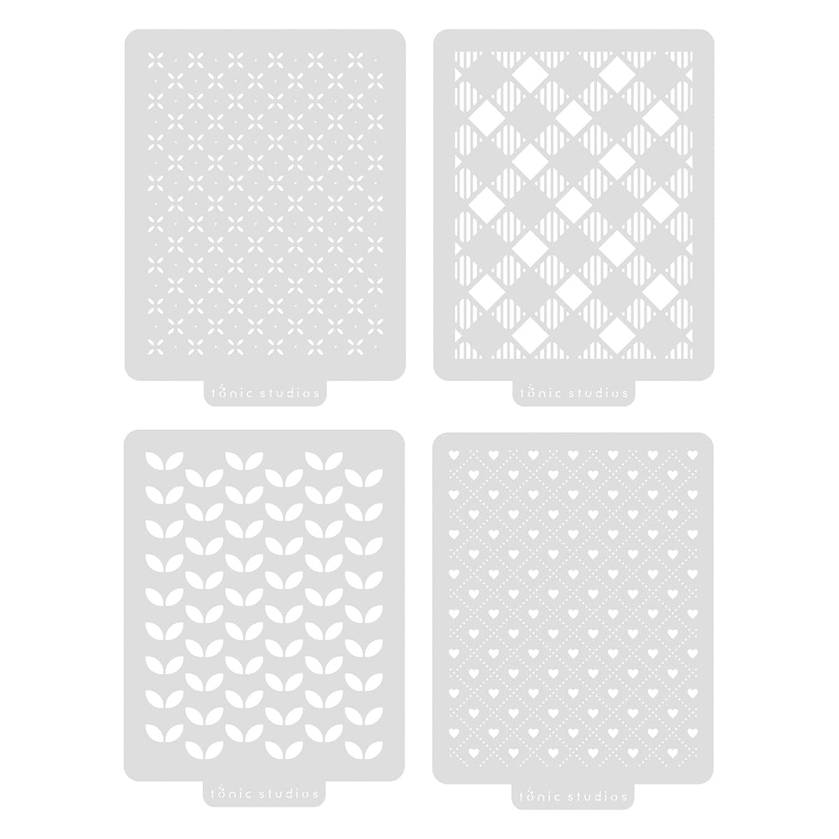 Tonic Bell Jar Die And Stencil Set 5413e stencils set