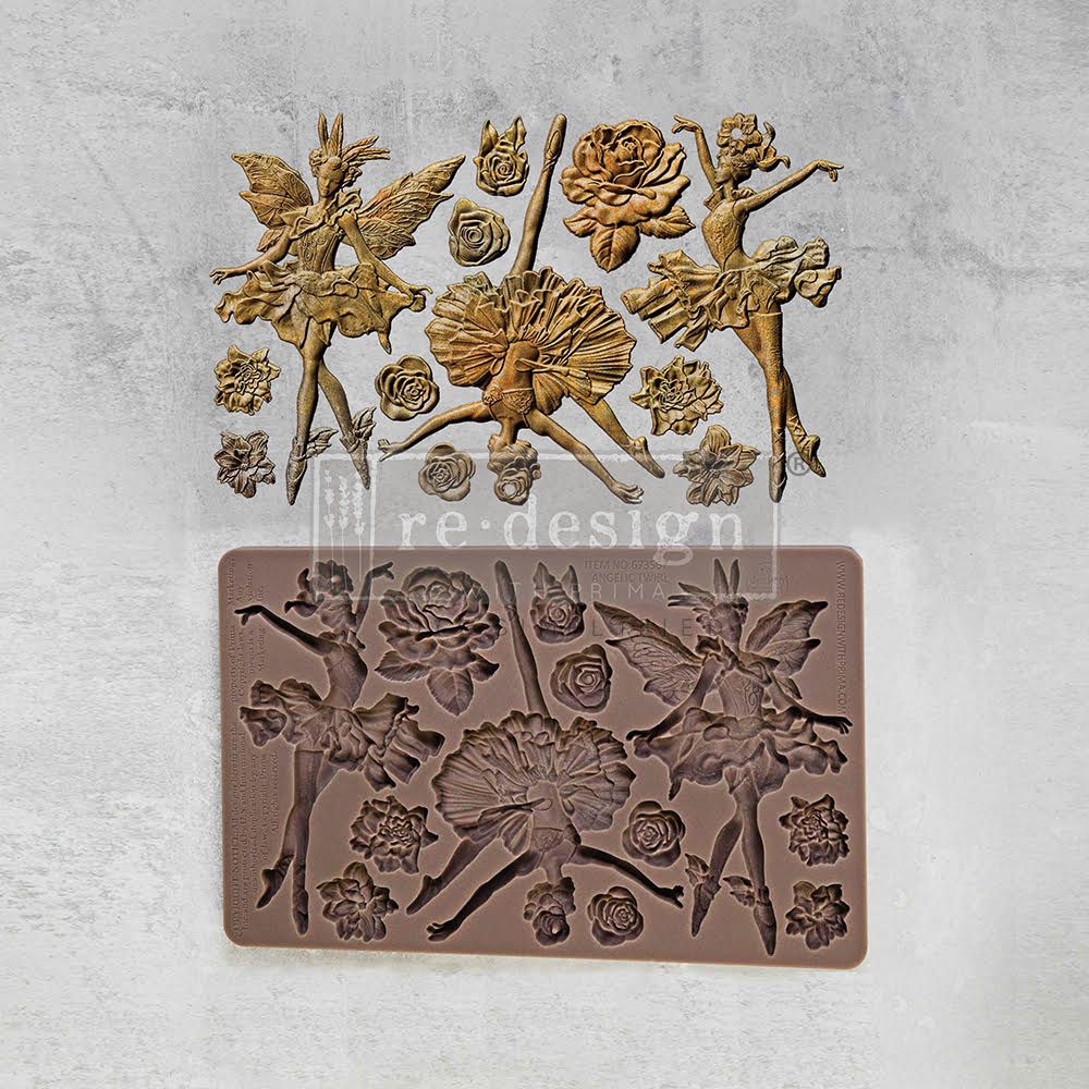 Prima Marketing Angelic Twirl Decor Mould 673567