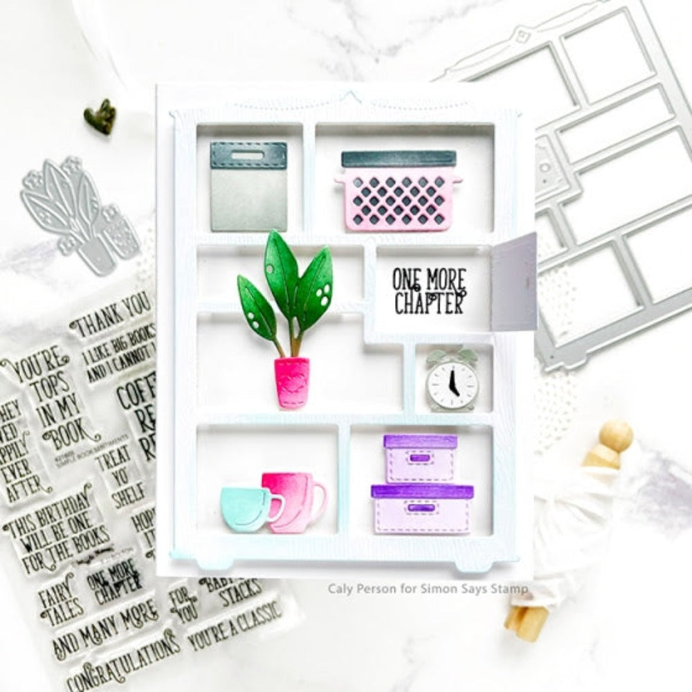 Waffle Flower SHELVES ADDITIONS Dies 421046 one more chapter | color-code:ALT01