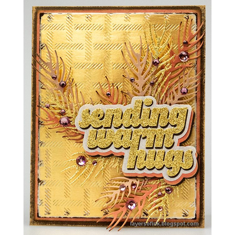 CZ Design Sending Warm Hugs Wafer Dies czd284 DieCember Hugs Card | color-code:ALT08