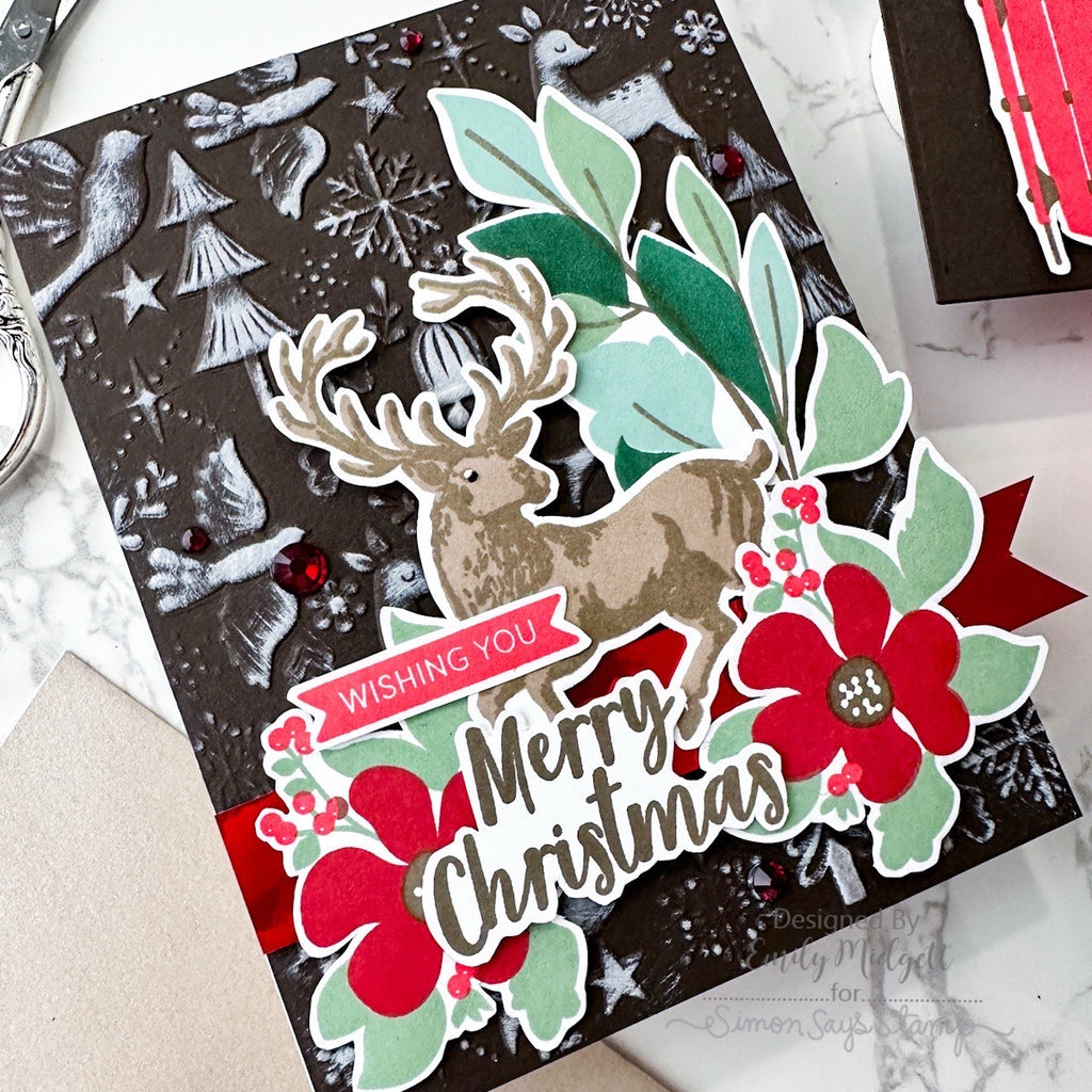 Simon Says Stamp Warmth and Wonder Wafer Dies 1498sdc Holiday Card | color-code:ALT03