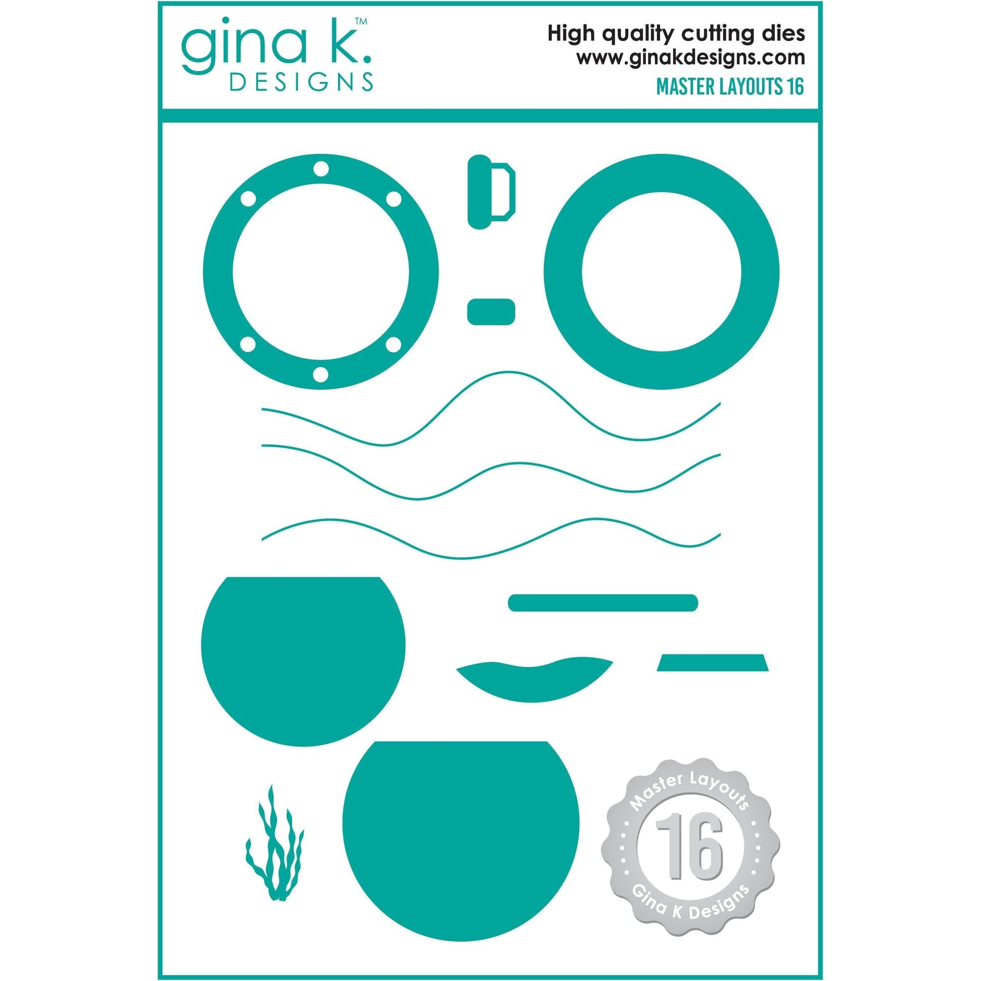 Gina K Designs Master Layouts 16 Dies die0418