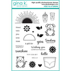Gina K Designs Pocket Full of Sunshine Clear Stamps gkd227