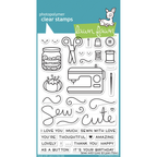 Lawn Fawn Sewn With Love Clear Stamps lf1309