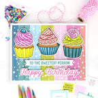 Simon Says Stamp Sweet Birthday Words Wafer Dies 1097sdc Birthday Card | color-code:ALT01
