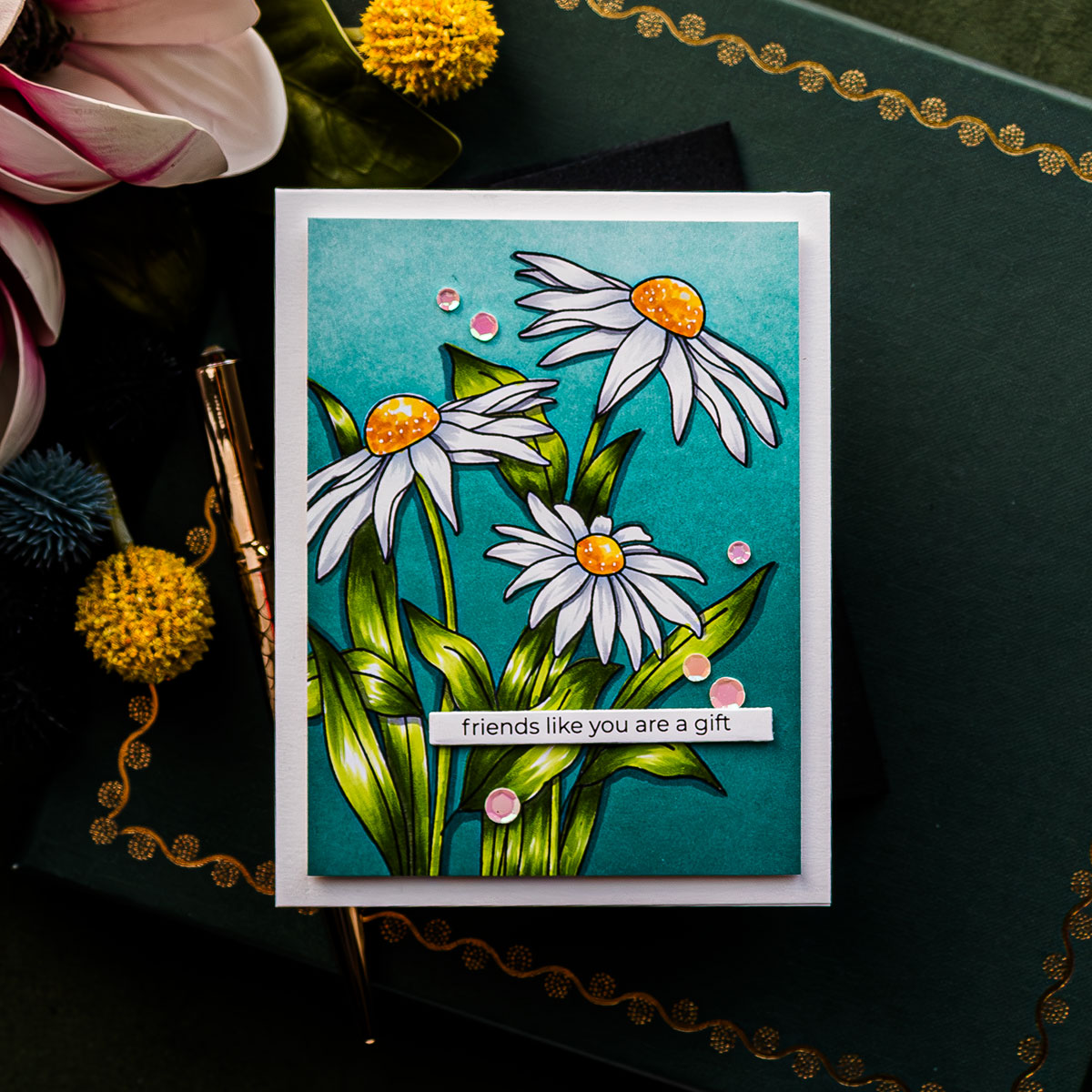 Simon Says Stamp! Simon Says Clear Stamps BLACK EYED SUSANS sss202560c Stamptember | color-code:ALT01