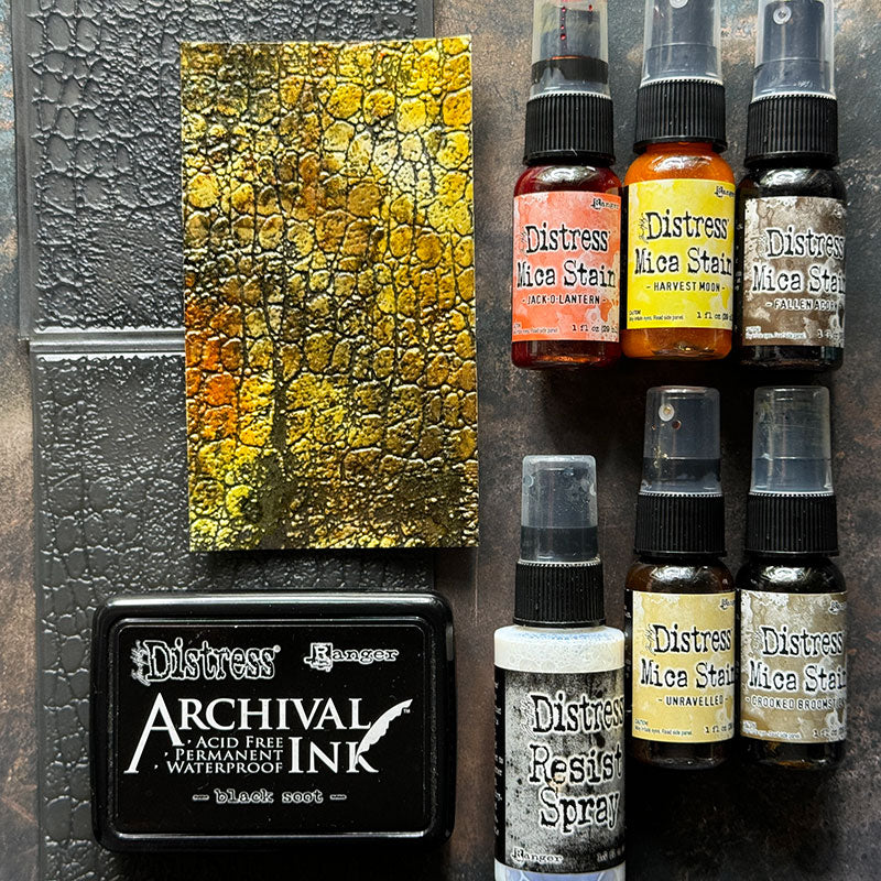 Tim Holtz Distress Fallen Acorn Mica Stain Ranger tsh87205 Halloween Design | color-code:ALT04