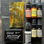 Tim Holtz Distress Fallen Acorn Mica Stain Ranger tsh87205 Halloween Design | color-code:ALT04