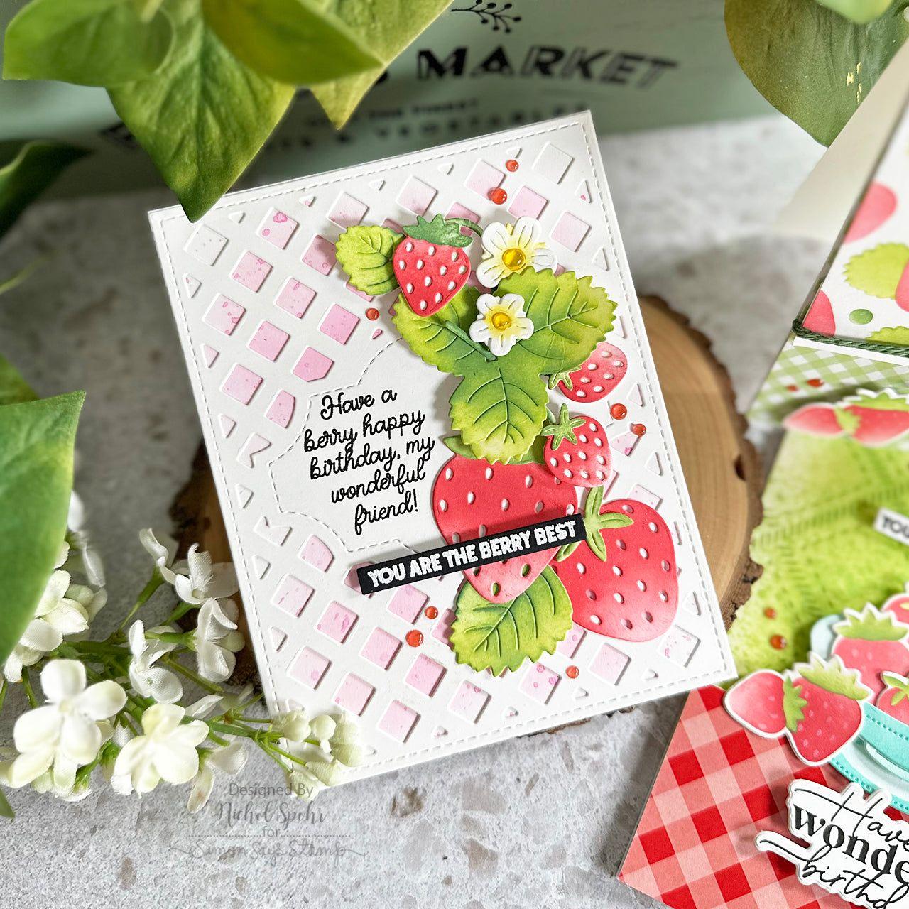 Tim Holtz Distress Twisted Citron Oxide Ink Pad And Reinker Bundle Ranger Strawberry Cards | color-code:ALT03
