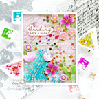 Tim Holtz Distress 12 Spritz Bundle Floral Shaker Card | color-code:ALT10