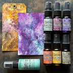 Tim Holtz Distress Halloween Mica Stains Crayons And Pastes Bundle Color Swatches | color-code:ALT09
