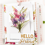 PinkFresh Studio Artistic Magnolias Die Set 195323 Mini Album Project | color-code:ALT02
