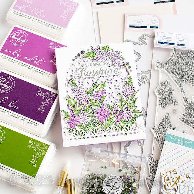 PinkFresh Studio Tuberose Clear Stamp Set 195623 Sunshine | color-code:ALT01