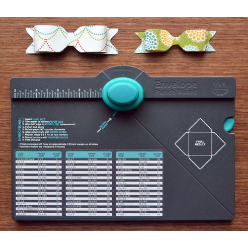Simon Says Stamp! We R Memory Keepers ENVELOPE PUNCH BOARD 71277-0