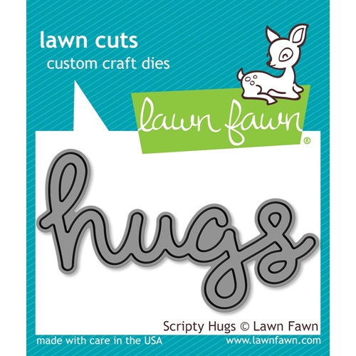 Simon Says Stamp! Lawn Fawn SCRIPTY HUGS Lawn Cuts Die LF835