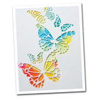Simon Says Stamp! Memory Box REVERSE BUTTERFLY COLLAGE Craft Die 99145