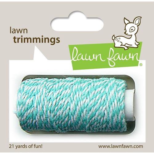Simon Says Stamp! Lawn Fawn AQUAMARINE Single Cord Lawn Trimmings LF919