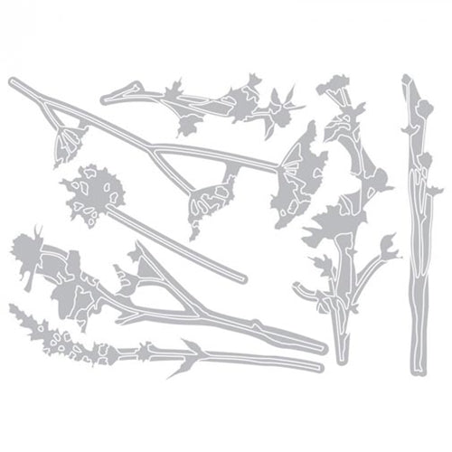 Simon Says Stamp! Tim Holtz Sizzix WILDFLOWERS Thinlits Die 661190