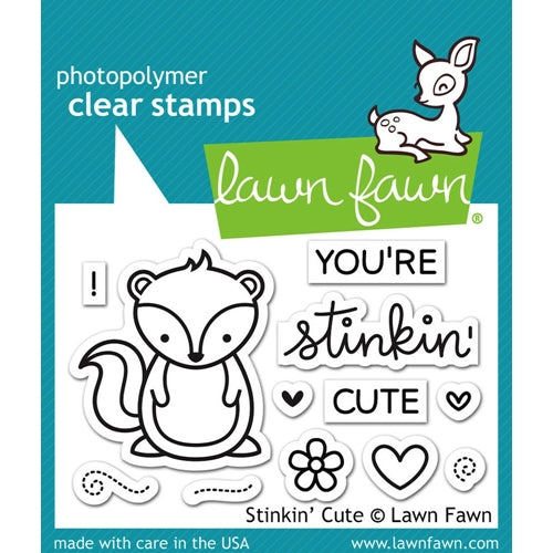 Simon Says Stamp! Lawn Fawn STINKIN' CUTE Clear Stamps LF1022