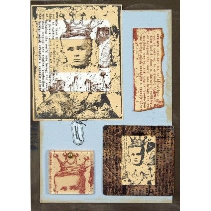 Simon Says Stamp! Tim Holtz Cling Rubber Stamps ECLECTIC COLLAGES CMS045