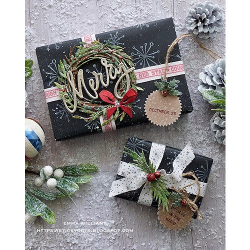 Simon Says Stamp! Tim Holtz Sizzix GREENS MINI Thinlits Die 661597 | color-code:ALT4
