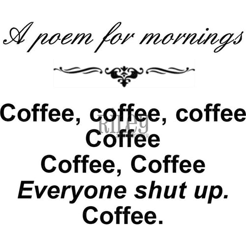 Simon Says Stamp! Riley and Company Funny Bones A POEM FOR MORNINGS Cling Stamp Set RWD 539