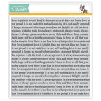 Simon Says Stamp! Simon Says Cling Rubber Stamp LOVE IS BACKGROUND SSS101697