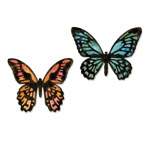 Simon Says Stamp! Tim Holtz Sizzix MINI DETAILED BUTTERFLIES Thinlits Die 661802