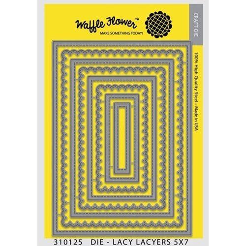Simon Says Stamp! Waffle Flower LACY LAYERS 5 X 7 Die 310125