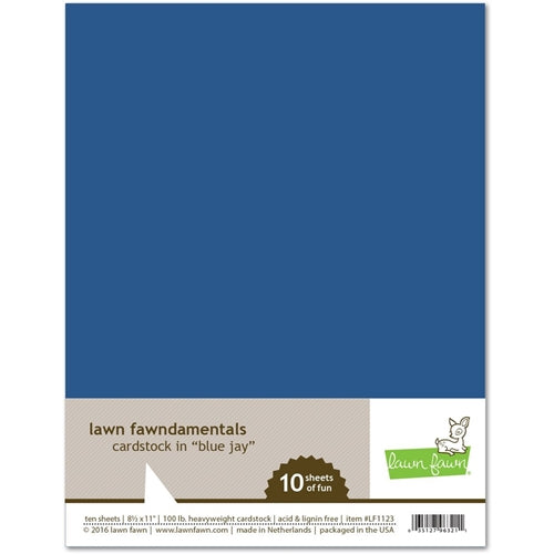 Simon Says Stamp! Lawn Fawn BLUE JAY Cardstock LF1123