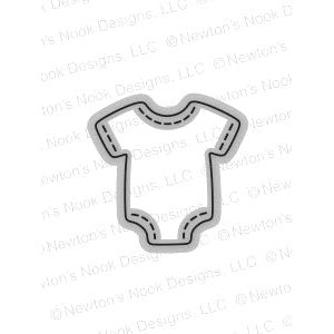 Simon Says Stamp! Newton's Nook Designs STITCHED ONESIE DIE Set 20170305