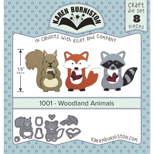 Simon Says Stamp! Karen Burniston WOODLAND ANIMALS Die Set 1001