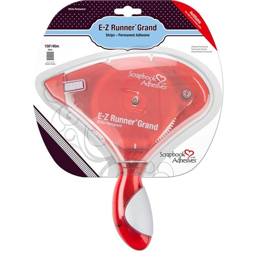 Simon Says Stamp! Scrapbook Adhesives GRAND EZ RUNNER White Permanent Adhesive Strips 01250
