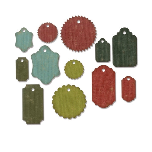 Simon Says Stamp! Tim Holtz Sizzix GIFT TAGS Thinlits Die 662423