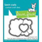 Simon Says Stamp! Lawn Fawn HOW YOU BEAN CONVERSATION HEART ADD-ON Lawn Cuts LF1554