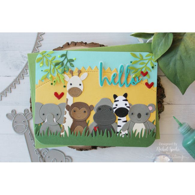 Simon Says Stamp! Simon Says Stamp PICTURE BOOK GIRAFFE Wafer Dies s515